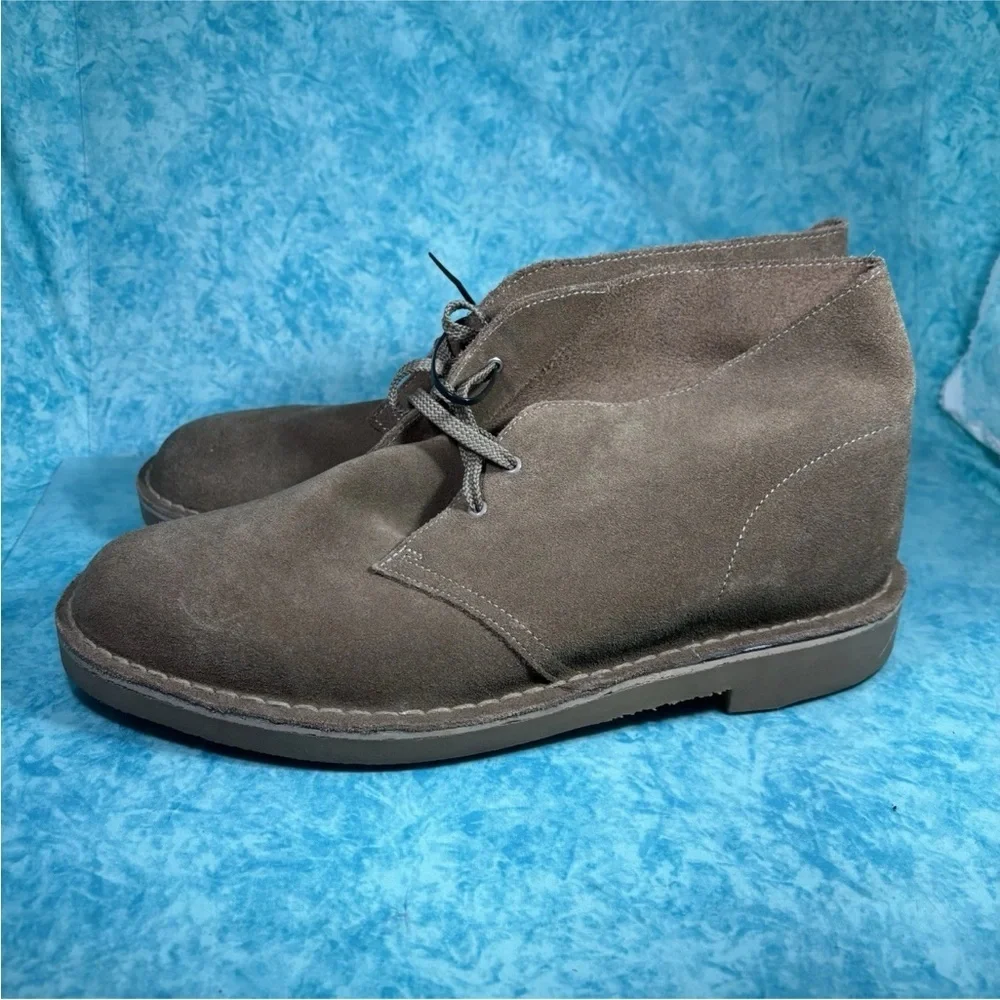Clarks Desert Boot Men’s Brown Suede Mid Top Casual Fashion Boots Size 13 W